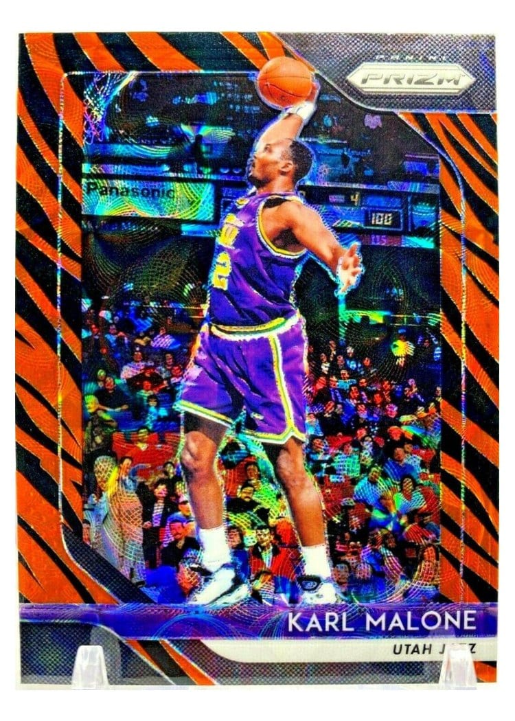 2018-19 Panini Prizm Base Set Karl Malone #75 card