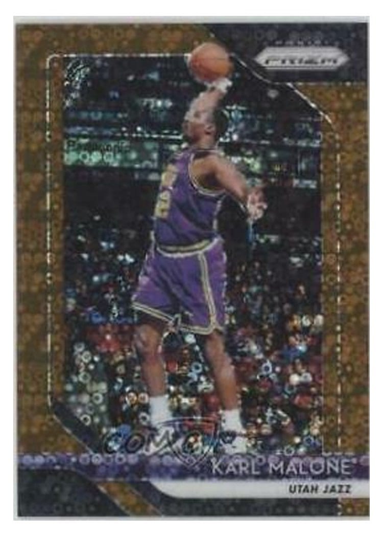 2018-19 Panini Prizm Base Set Karl Malone #75 card