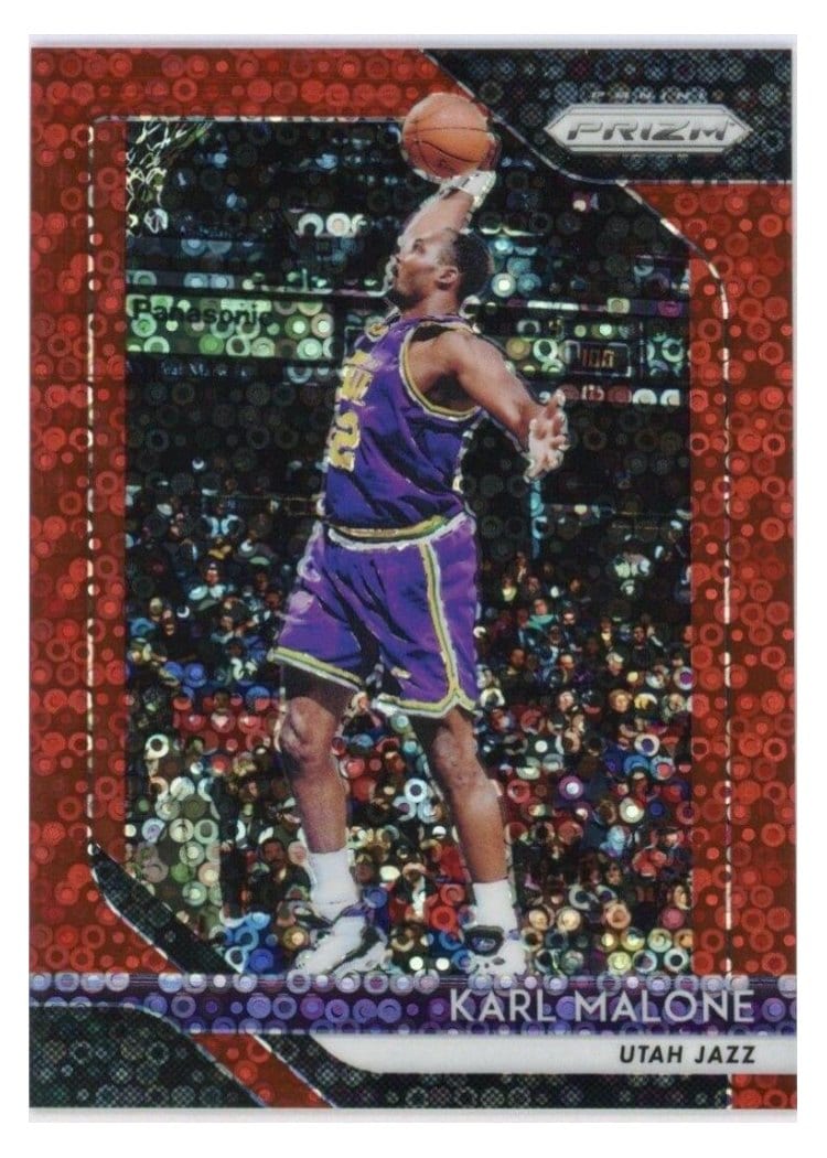 2018-19 Panini Prizm Base Set Karl Malone #75 card