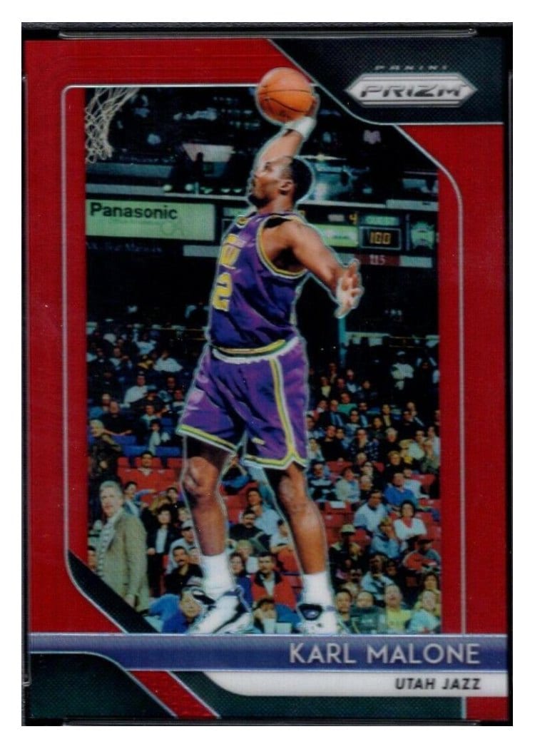2018-19 Panini Prizm Base Set Karl Malone #75 card
