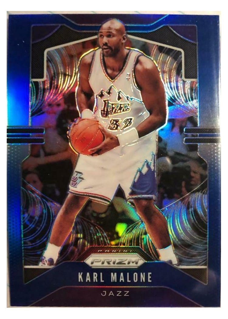 2019-20 Panini Prizm Base Set Karl Malone #19 card
