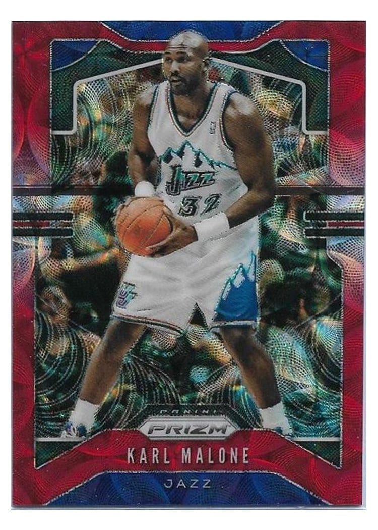 2019-20 Panini Prizm Base Set Karl Malone #19 card