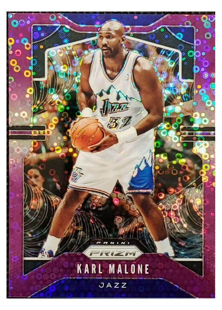 2019-20 Panini Prizm Base Set Karl Malone #19 card