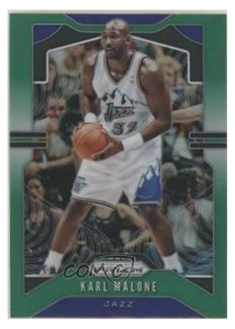 2019-20 Panini Prizm Base Set Karl Malone #19 card