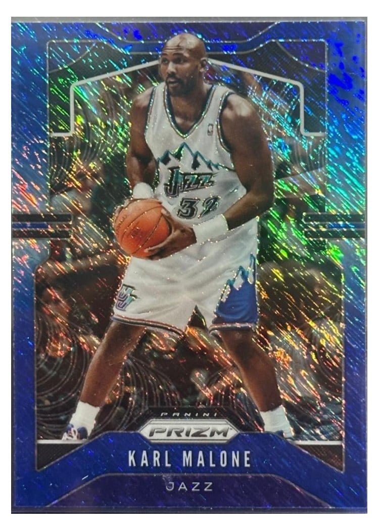 2019-20 Panini Prizm Base Set Karl Malone #19 card