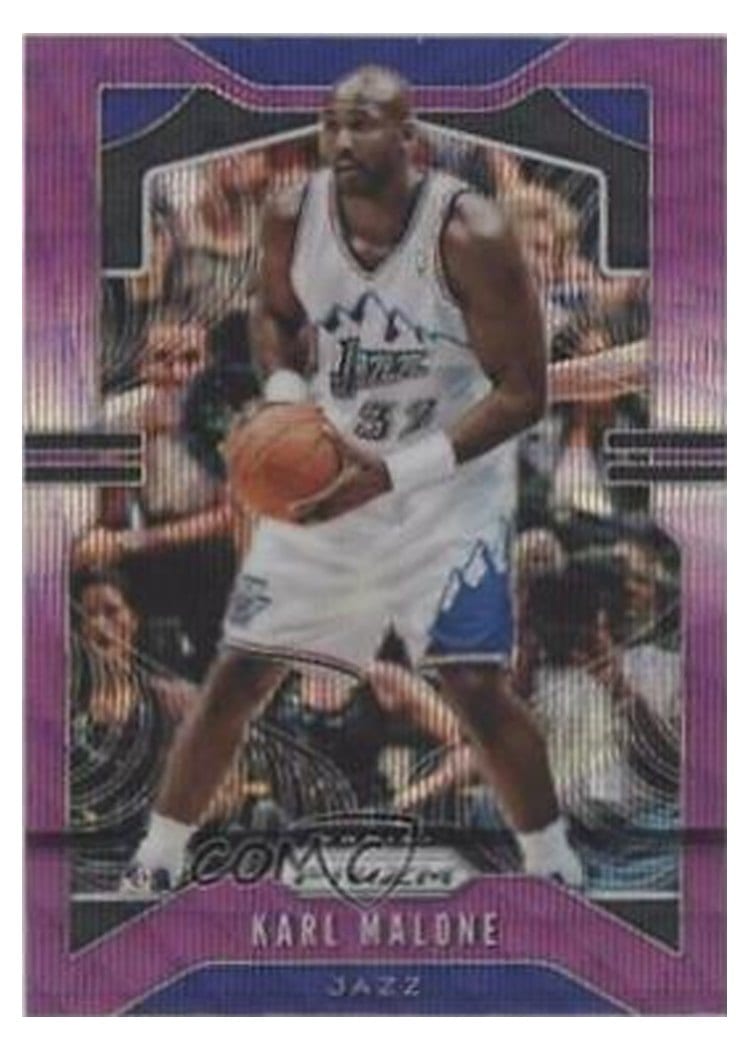2019-20 Panini Prizm Base Set Karl Malone #19 card