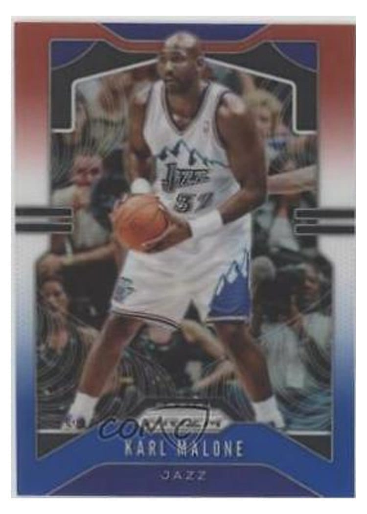 2019-20 Panini Prizm Base Set Karl Malone #19 card