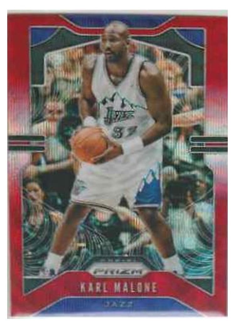 2019-20 Panini Prizm Base Set Karl Malone #19 card