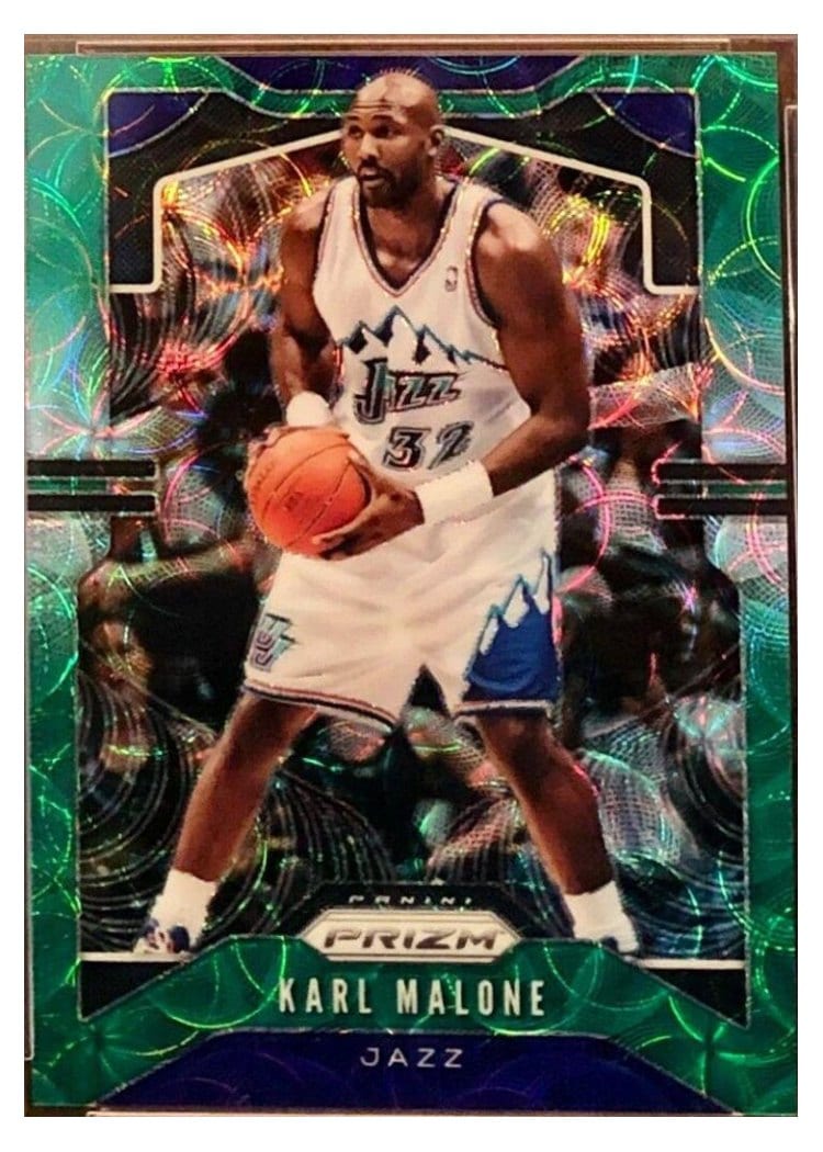 2019-20 Panini Prizm Base Set Karl Malone #19 card