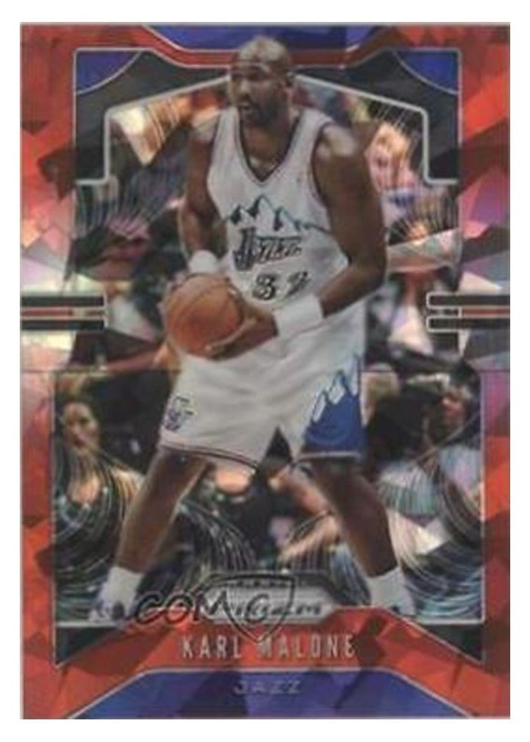 2019-20 Panini Prizm Base Set Karl Malone #19 card