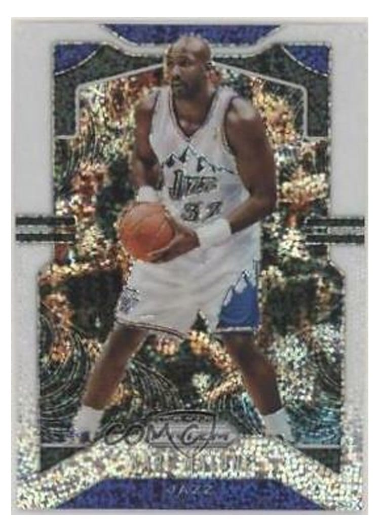 2019-20 Panini Prizm Base Set Karl Malone #19 card