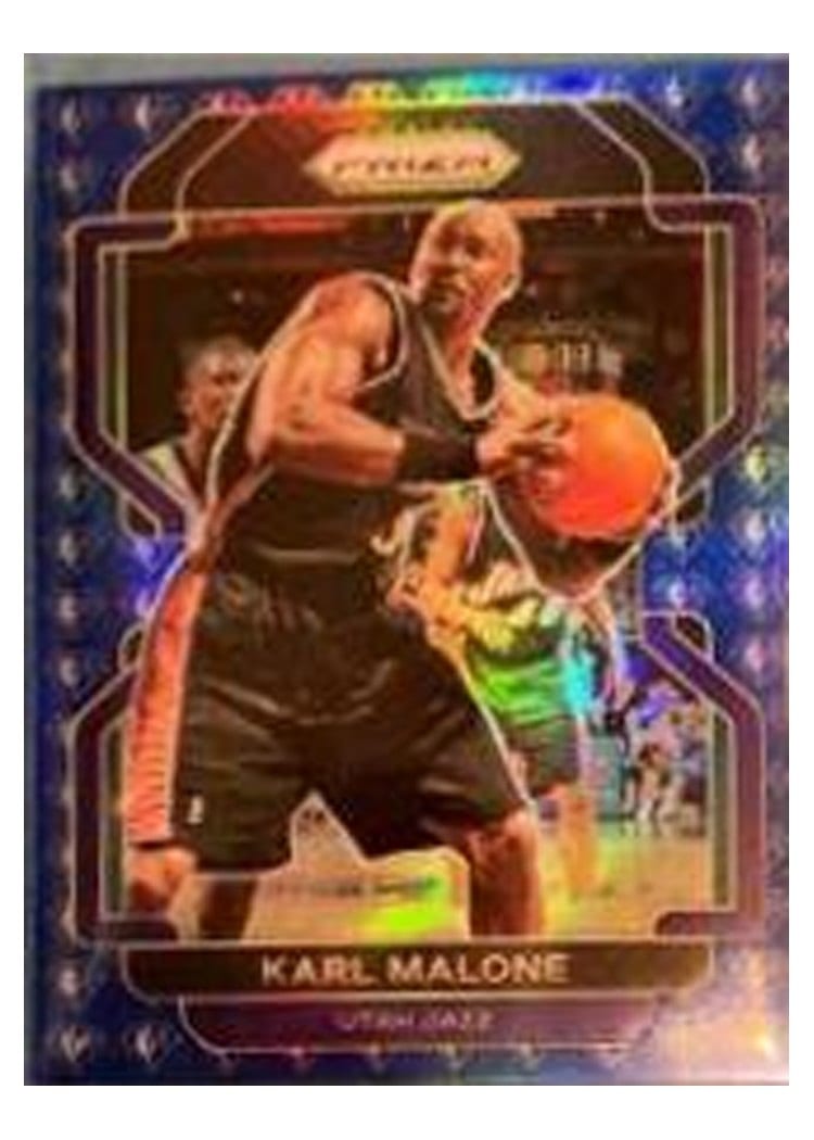 2021-22 Panini Prizm Base Set Karl Malone #259 card