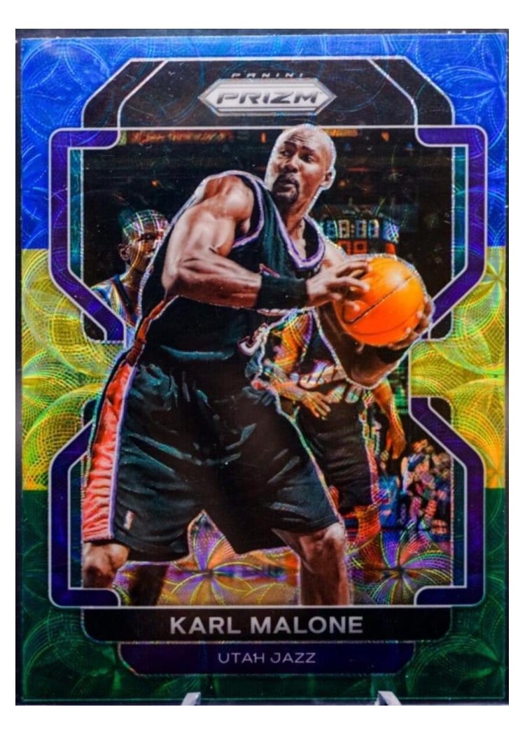 2021-22 Panini Prizm Base Set Karl Malone #259 card