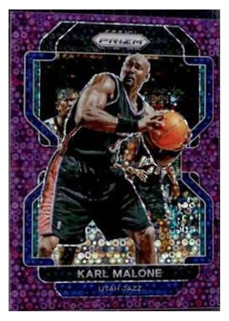 2021-22 Panini Prizm Base Set Karl Malone #259 card