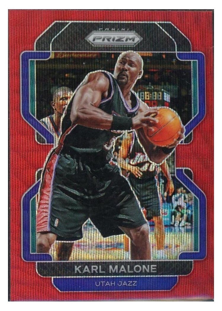 2021-22 Panini Prizm Base Set Karl Malone #259 card