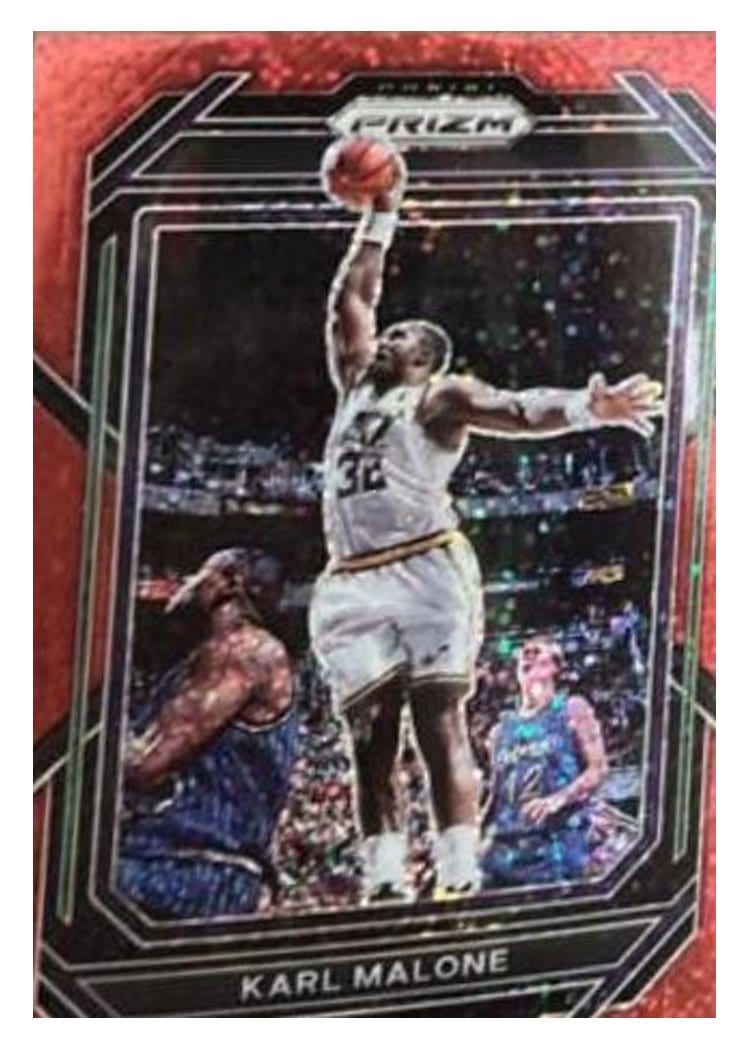 2022-23 Panini Prizm Base Set Karl Malone #284 card