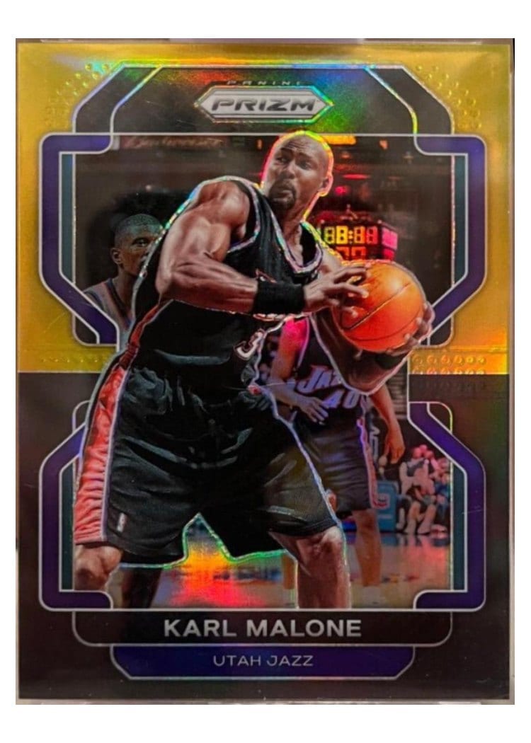 2022-23 Panini Prizm Base Set Karl Malone #284 card