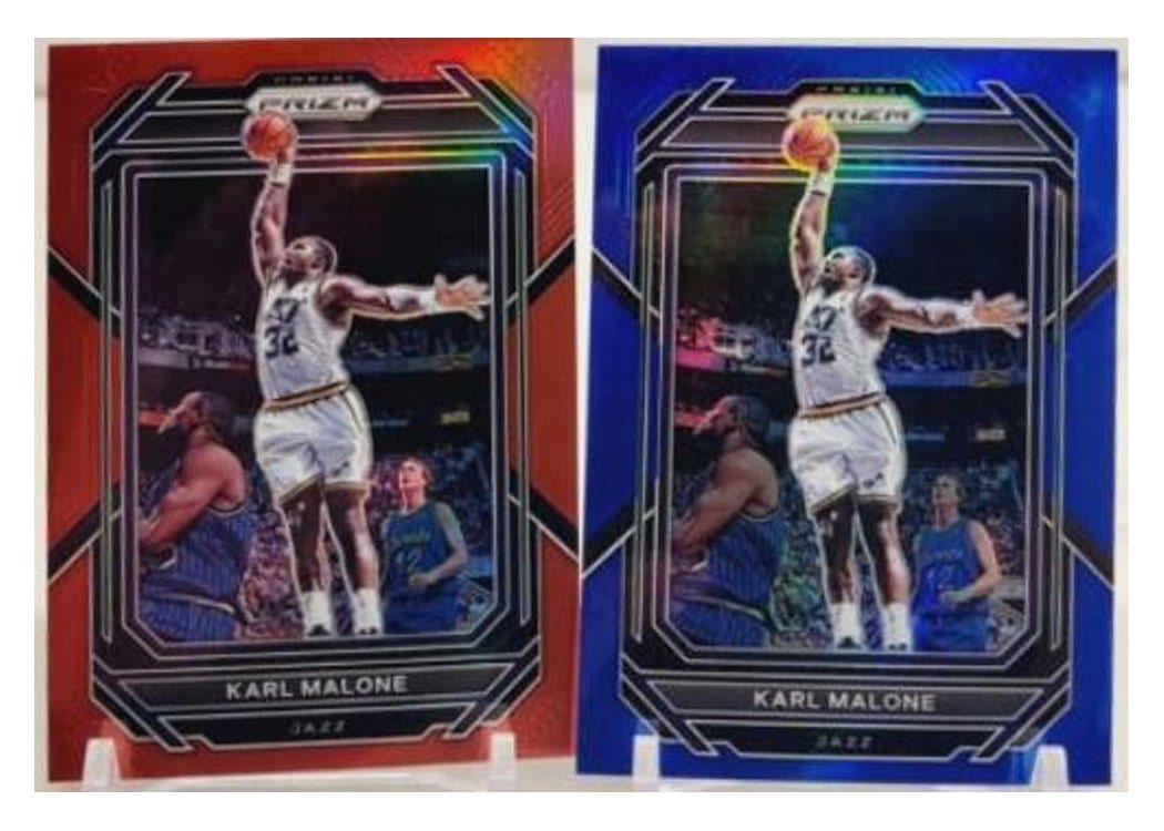 2022-23 Panini Prizm Base Set Karl Malone #284 card
