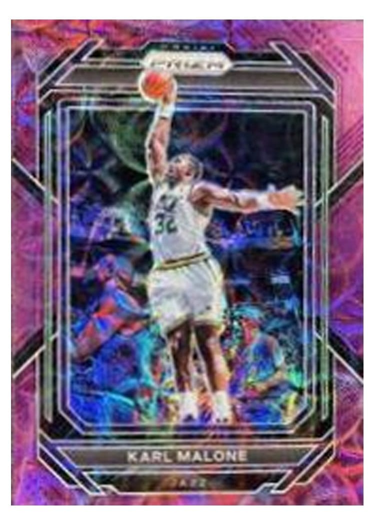 2022-23 Panini Prizm Base Set Karl Malone #284 card