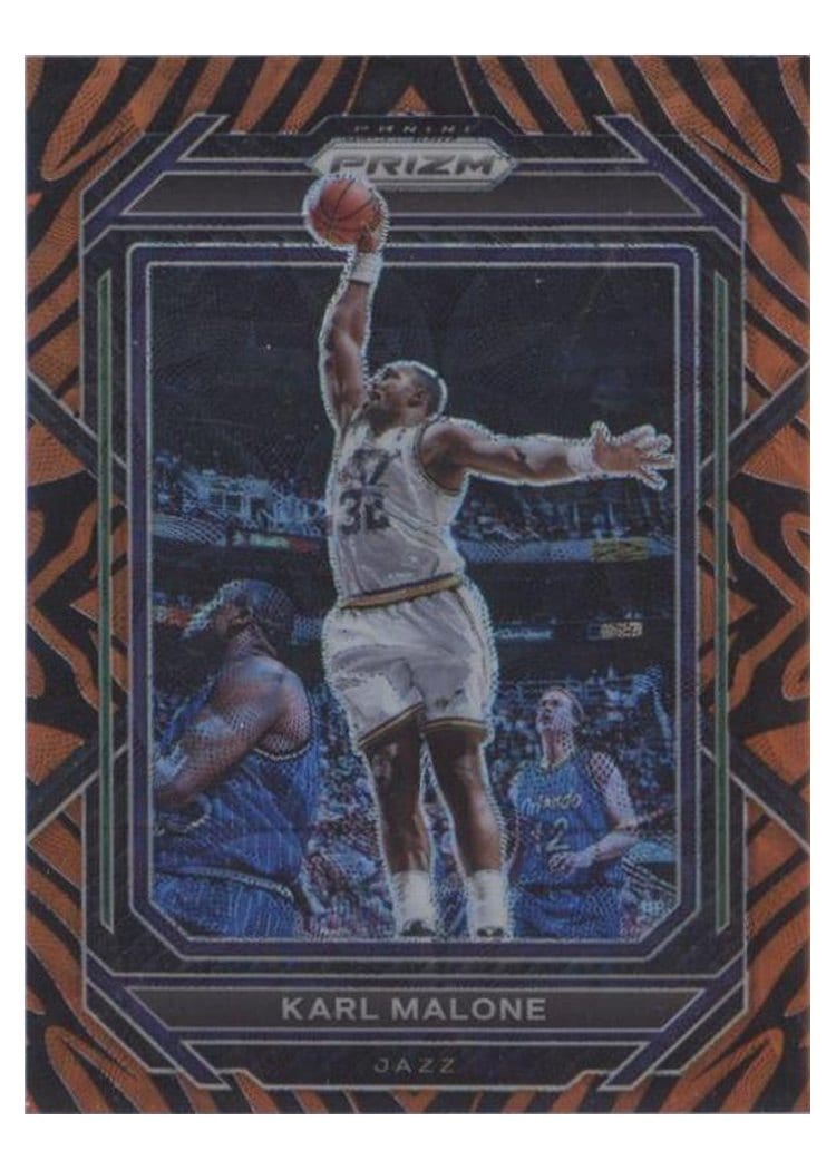 2022-23 Panini Prizm Base Set Karl Malone #284 card