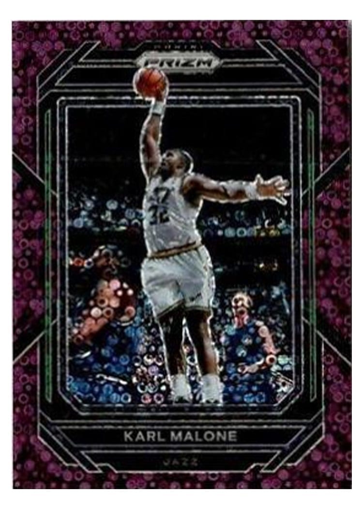 2022-23 Panini Prizm Base Set Karl Malone #284 card