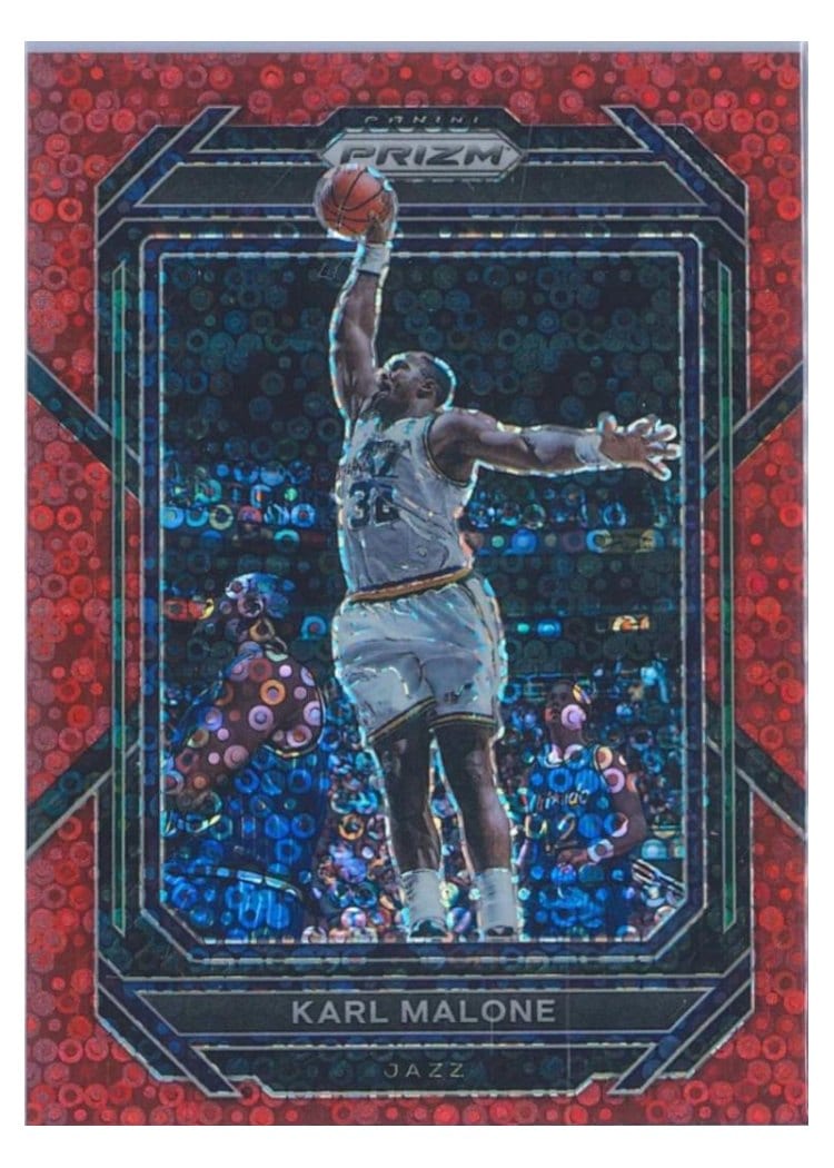 2022-23 Panini Prizm Base Set Karl Malone #284 card
