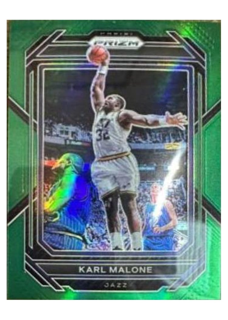 2022-23 Panini Prizm Base Set Karl Malone #284 card