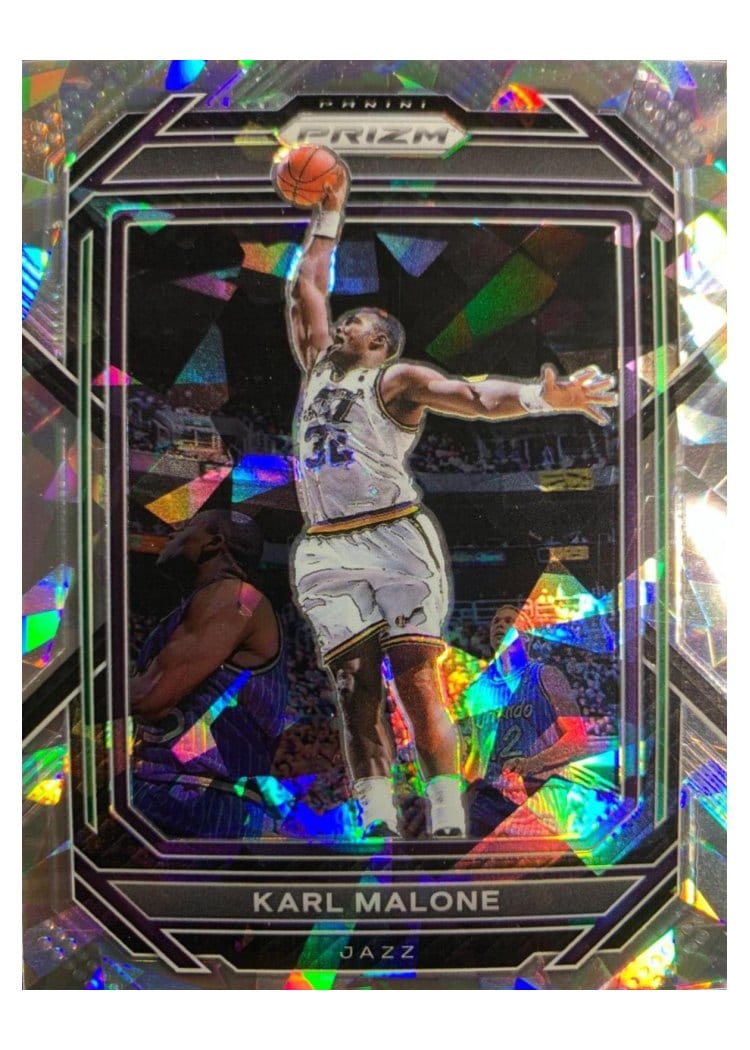 2022-23 Panini Prizm Base Set Karl Malone #284 card