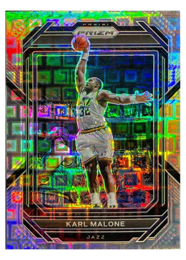 2022-23 Panini Prizm Base Set Karl Malone #284 card