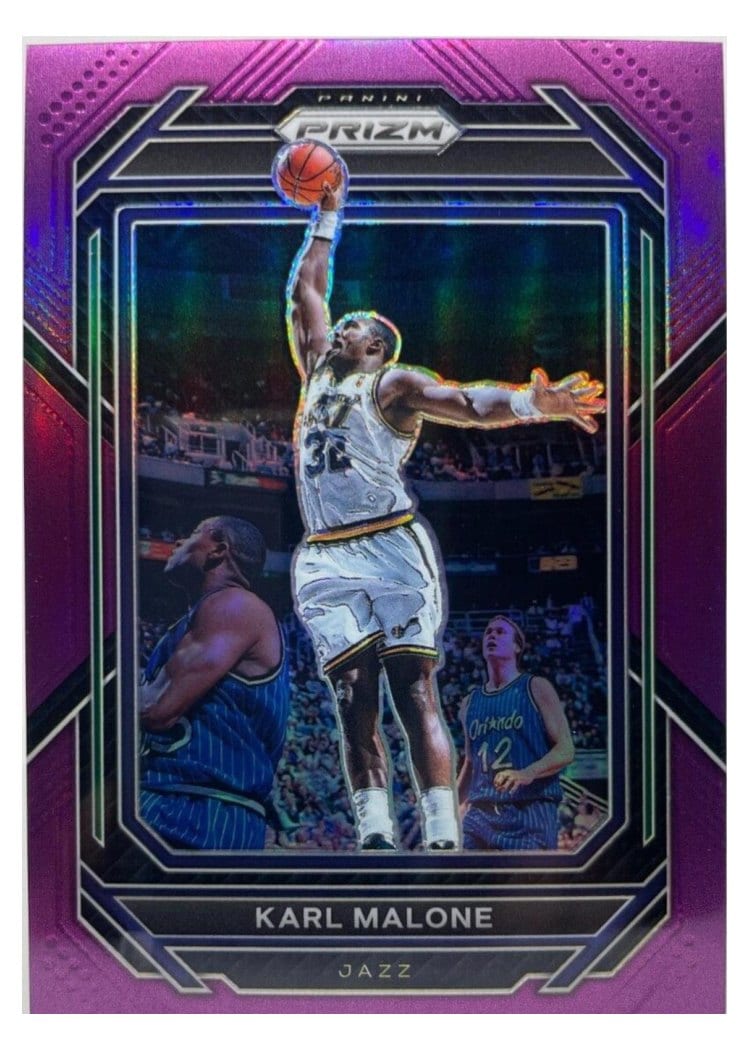 2022-23 Panini Prizm Base Set Karl Malone #284 card