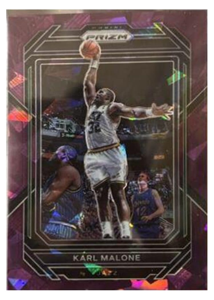 2022-23 Panini Prizm Base Set Karl Malone #284 card
