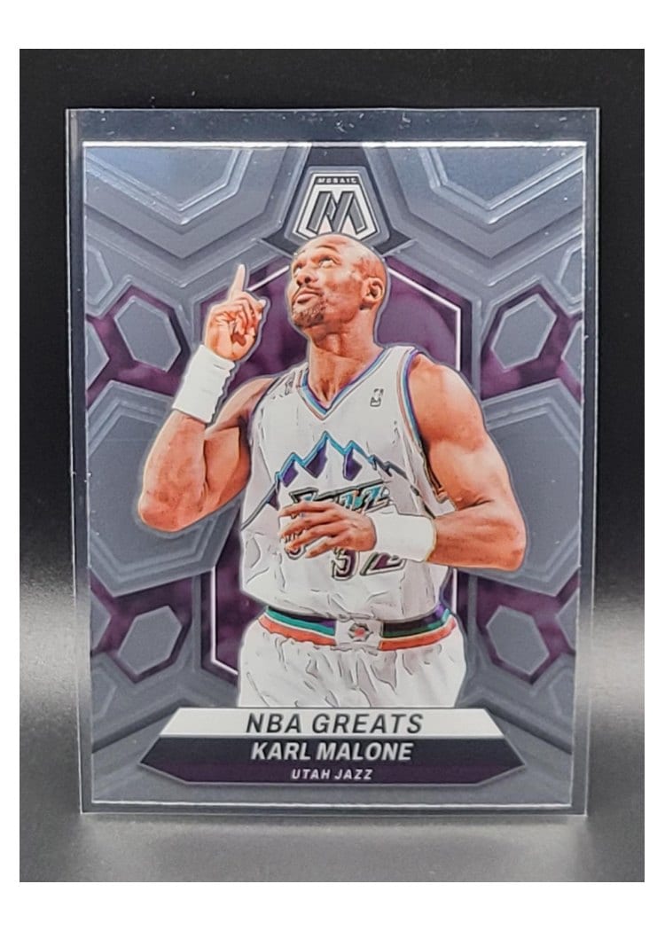 2023-24 Panini Mosaic Base Set Karl Malone #297 card