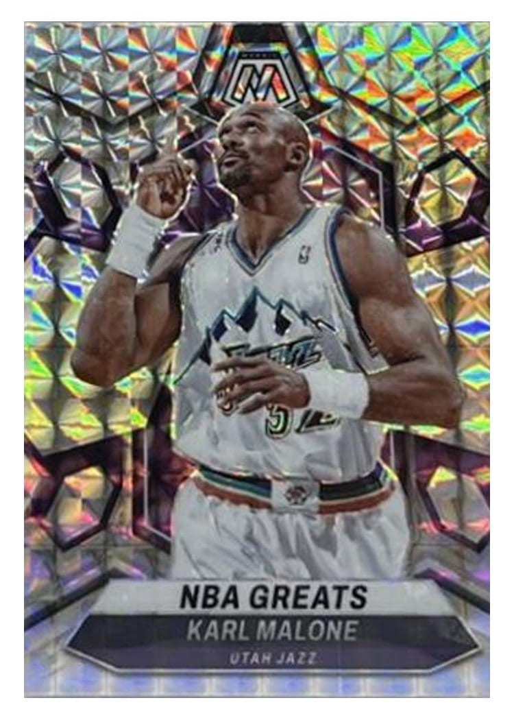 2023-24 Panini Mosaic Base Set Karl Malone #297 card