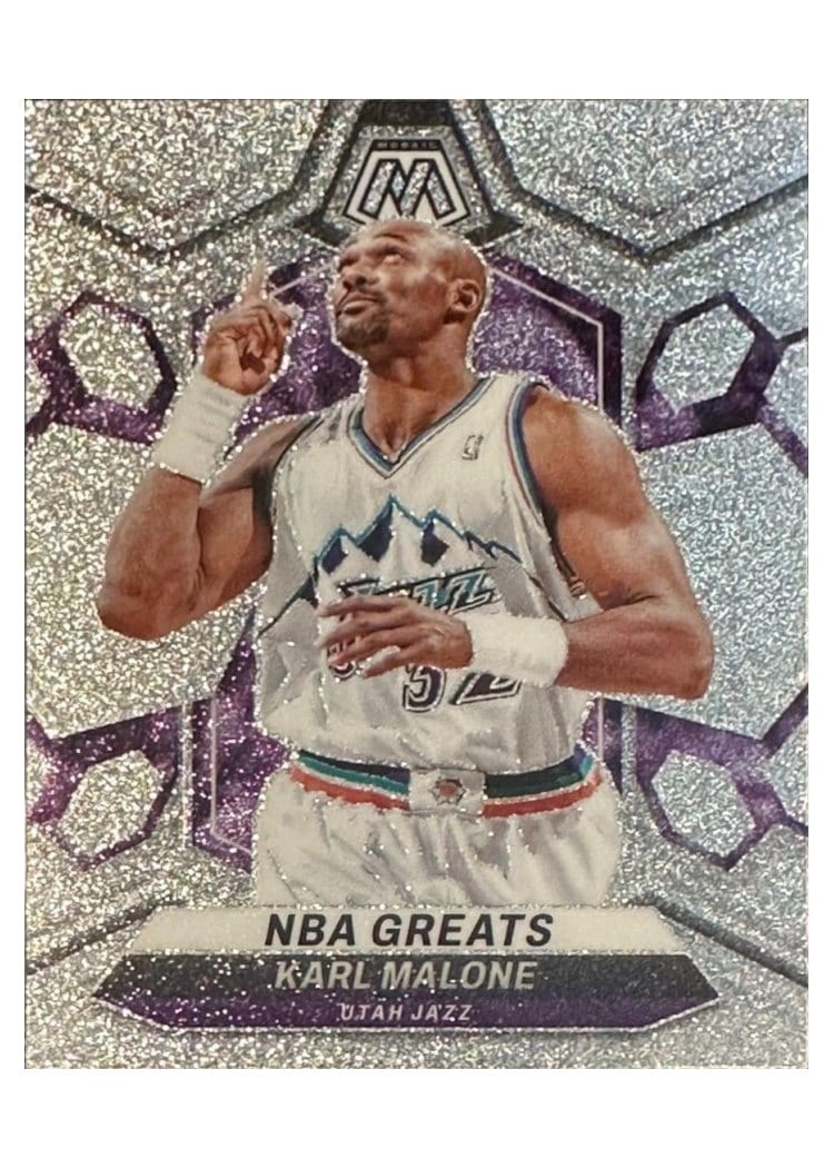 2023-24 Panini Mosaic Base Set Karl Malone #297 card