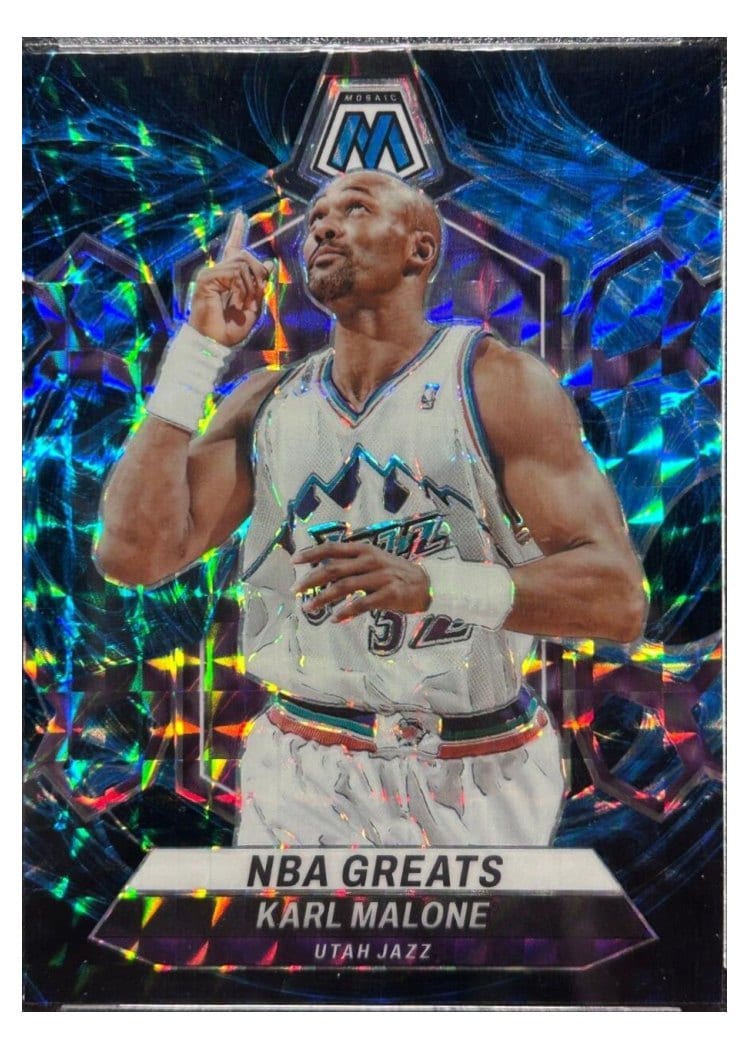 2023-24 Panini Mosaic Base Set Karl Malone #297 card