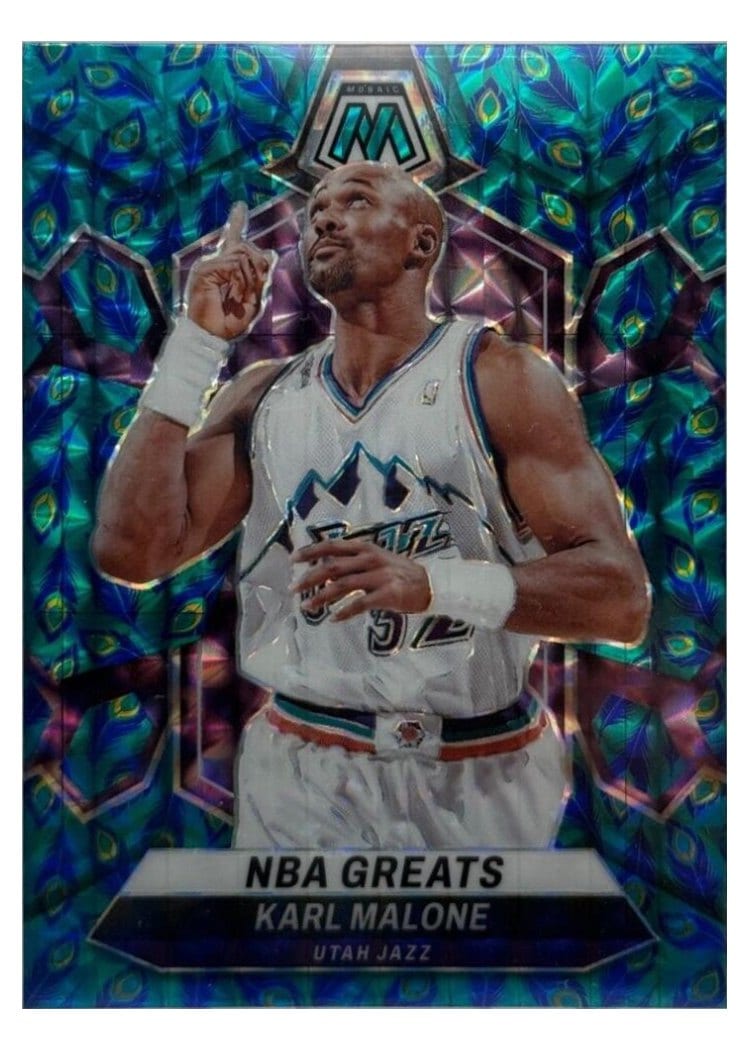 2023-24 Panini Mosaic Base Set Karl Malone #297 card
