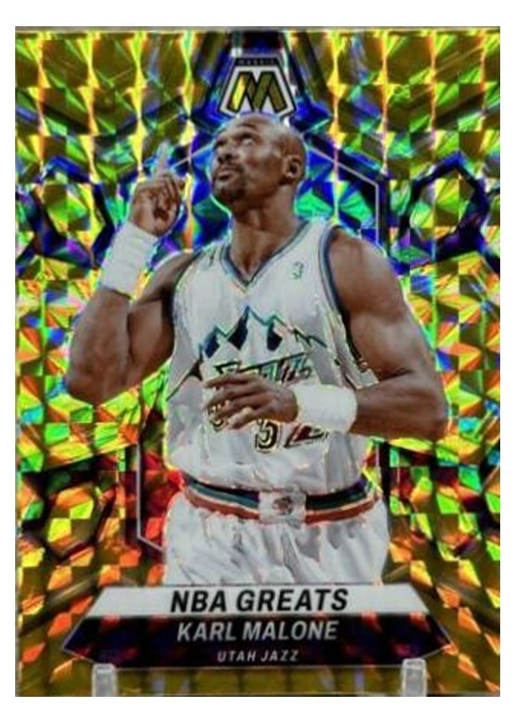 2023-24 Panini Mosaic Base Set Karl Malone #297 card
