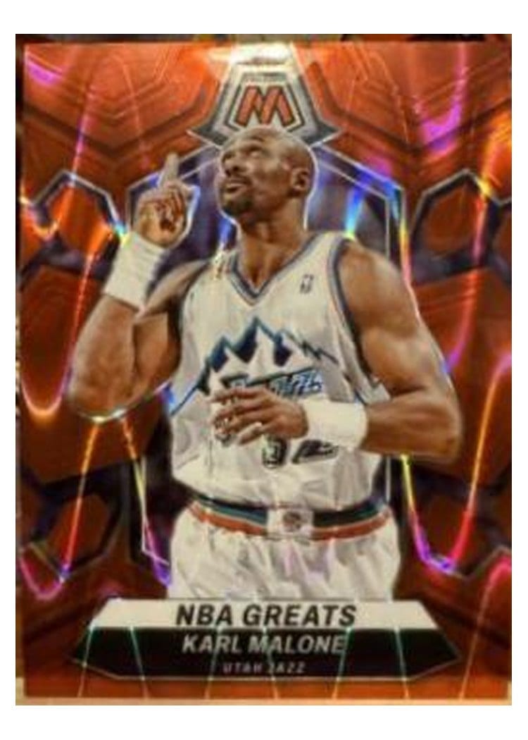 2023-24 Panini Mosaic Base Set Karl Malone #297 card