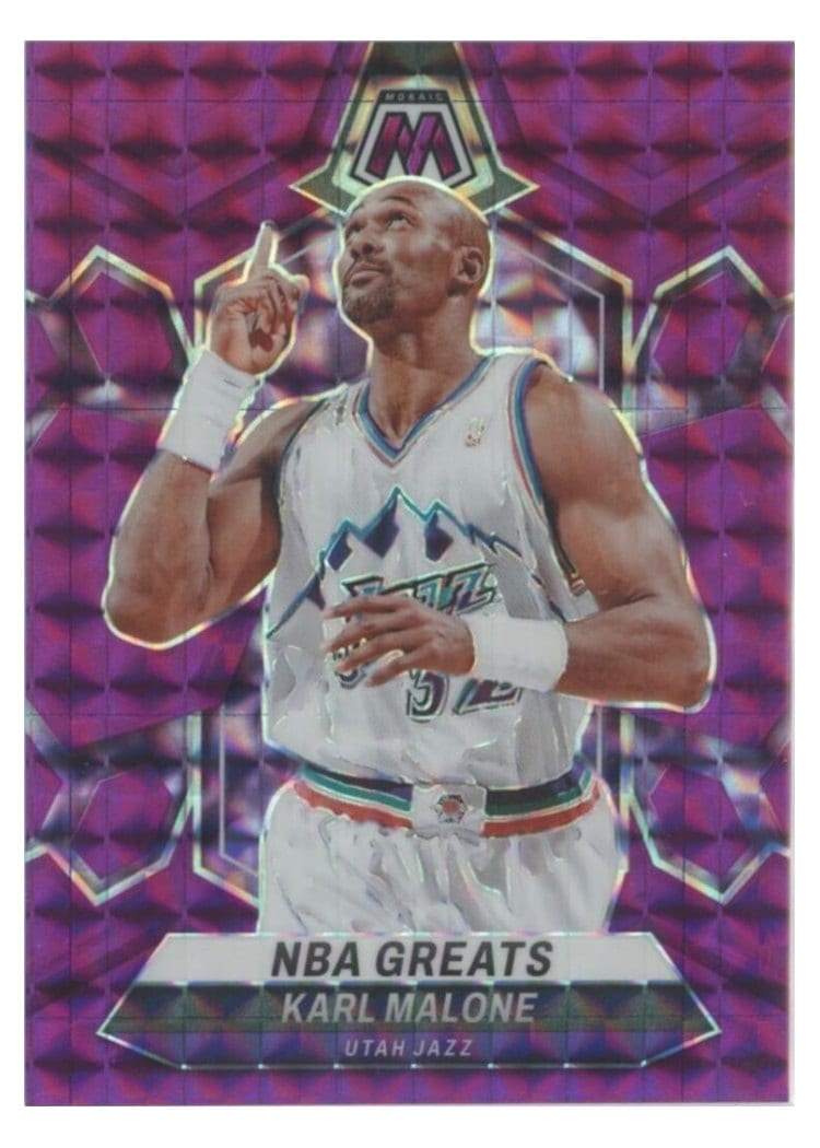 2023-24 Panini Mosaic Base Set Karl Malone #297 card