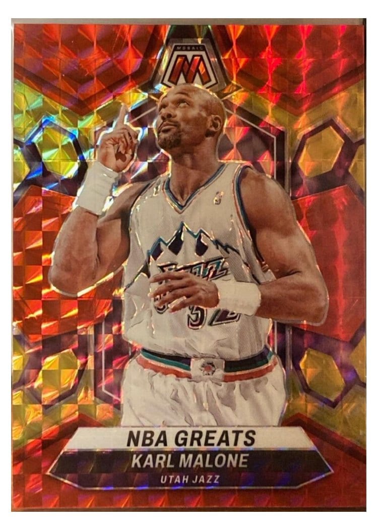 2023-24 Panini Mosaic Base Set Karl Malone #297 card