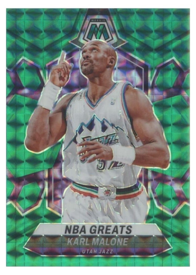 2023-24 Panini Mosaic Base Set Karl Malone #297 card
