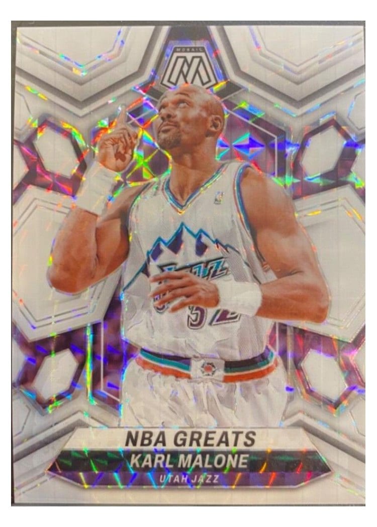 2023-24 Panini Mosaic Base Set Karl Malone #297 card