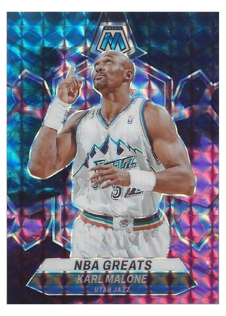 2023-24 Panini Mosaic Base Set Karl Malone #297 card