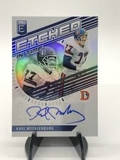 2023 Donruss Elite Etched in Time Signatures Karl Mecklenburg #ET-KM card