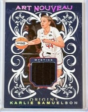 2024 Panini Origins WNBA Art Nouveau Memorabilia Karlie Samuelson #AN-KS card