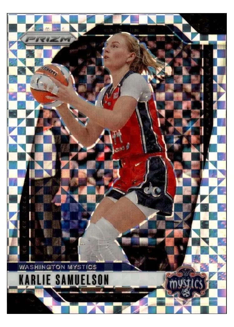2024 Panini Prizm WNBA Base Set Karlie Samuelson Checkerboard #82 card