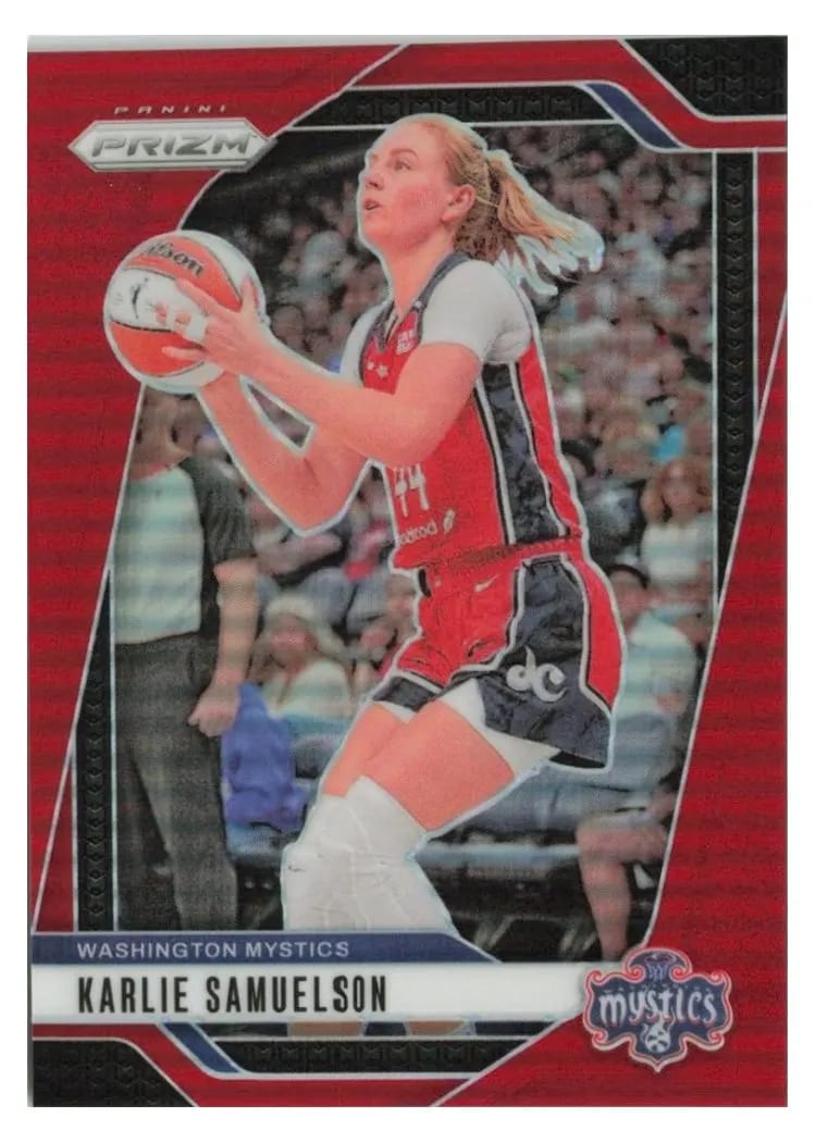 2024 Panini Prizm WNBA Base Set Karlie Samuelson Red #82 card