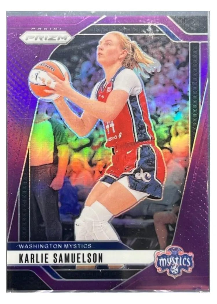 2024 Panini Prizm WNBA Base Set Karlie Samuelson Purple #82 card