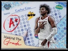 2024-25 Bowman's Best University Making the Grade Karter Knox #MG-11 card