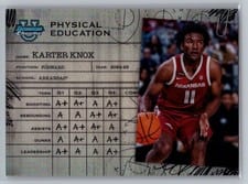 2024-25 Bowman University Chrome Physical Education Karter Knox #PE-7 card